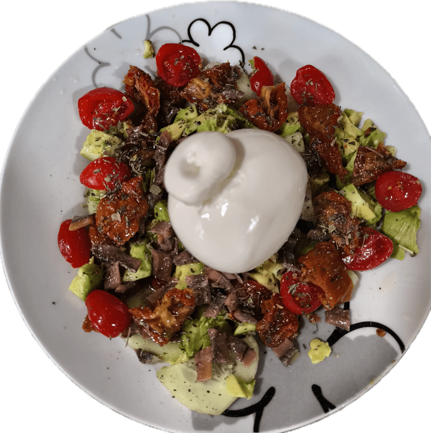 Ensalada de burrata